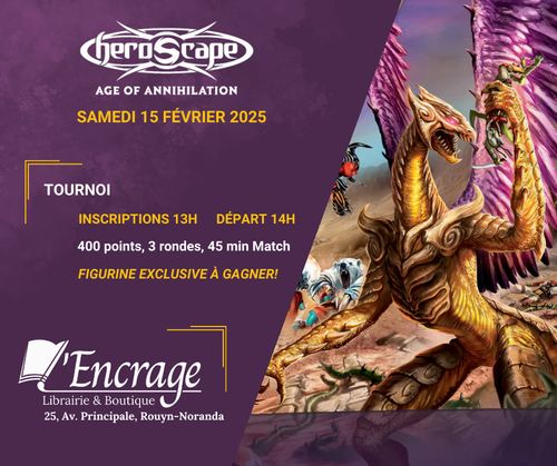 Heroscape à l'Encrage