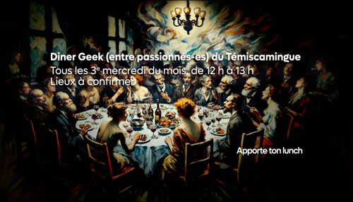 Diner geek d'avril