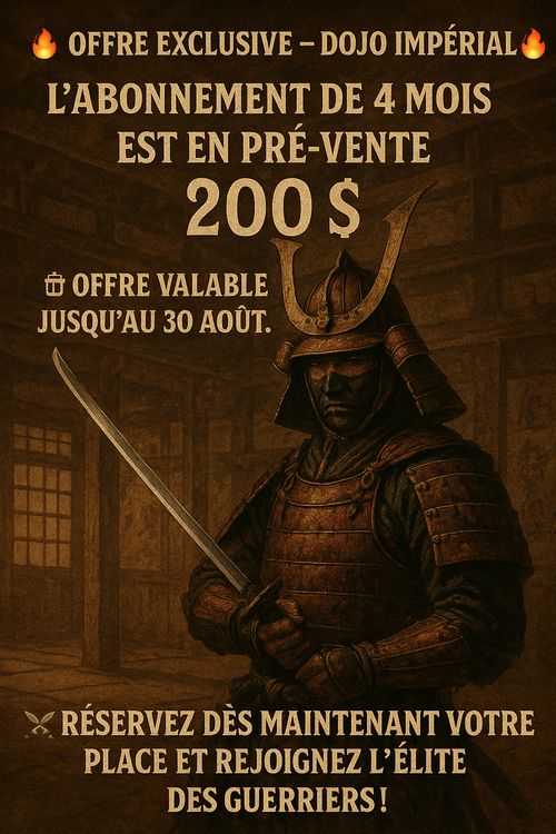 Pré-inscription Dojo Impérial Amos 