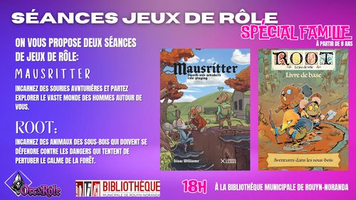 Soirée jeu de rôle spécial famille 