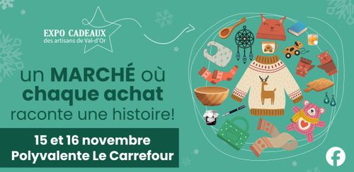 Expo cadeaux des artisans de Val-d'Or 2025