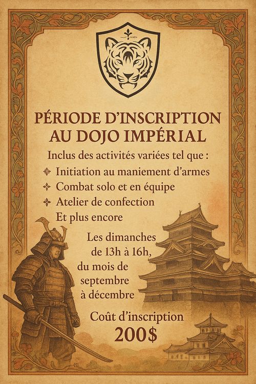 Dojo Impérial Amos 