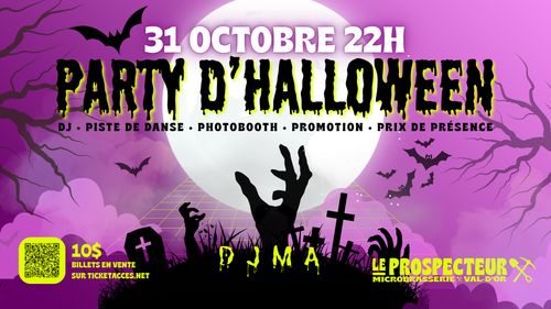 Party d'halloween du Prospecteur