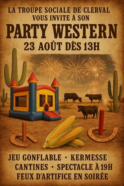 2ieme édition Party Western de Clerval